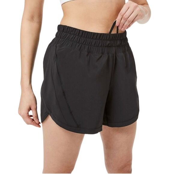Lululemon Track That Mid-Rise Short *5" Black - Picture 1 of 9